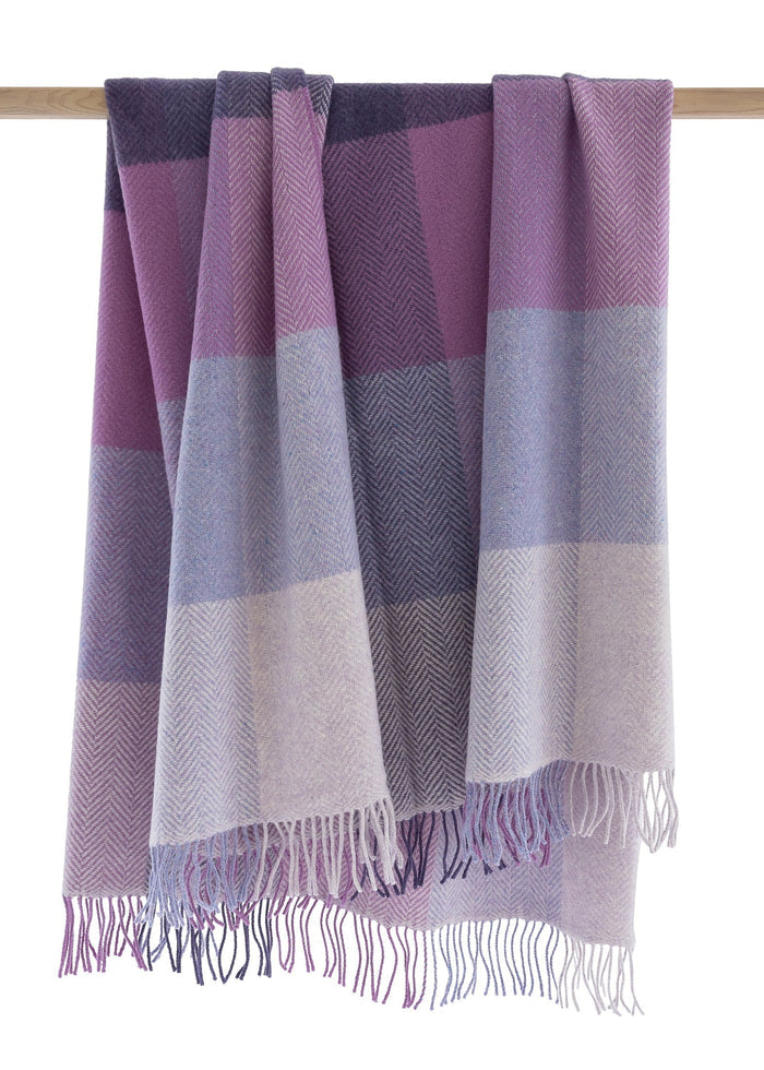 John Hanly Cashmere Throw - Lavender Lilac