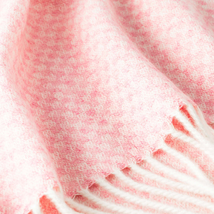 John Hanly Lambswool Baby Blanket | Pink