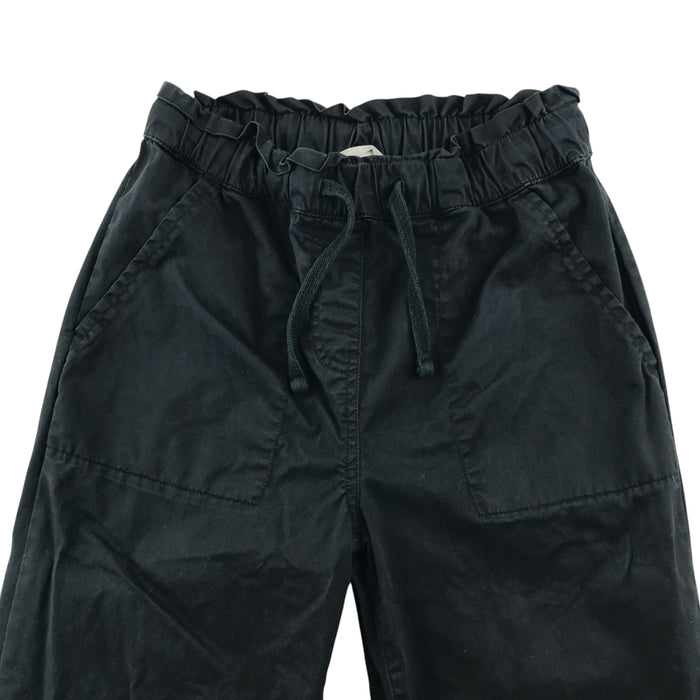 John Lewis 11-12 years navy pull on cuffed trousers