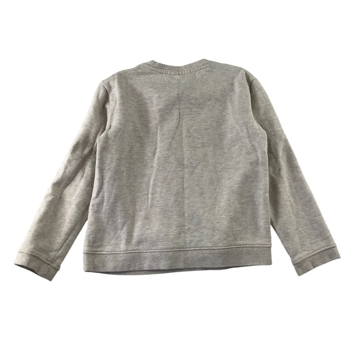 Jojo Maman Bebe 5-6 years grey sweater walrus cotton