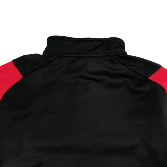 Joma 11-12 years black red half-zip sports top Victoria Park FC sweatshirt