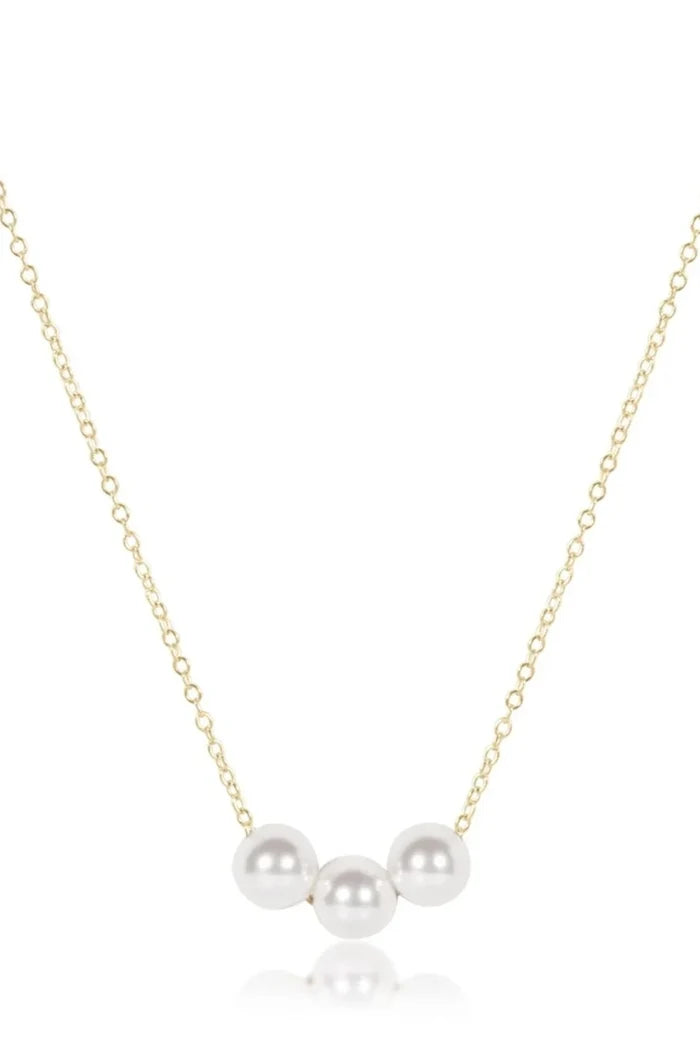 Joy Pearl 16" Necklace Gold