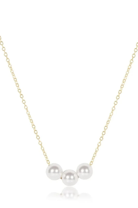 Joy Pearl 16" Necklace Gold