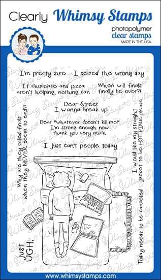 Just Ugh! Clear Stamps - Whimsy Stamps