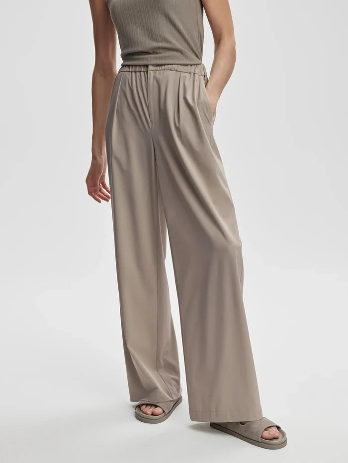 Kayson Simply Taupe Wide Leg Bottom