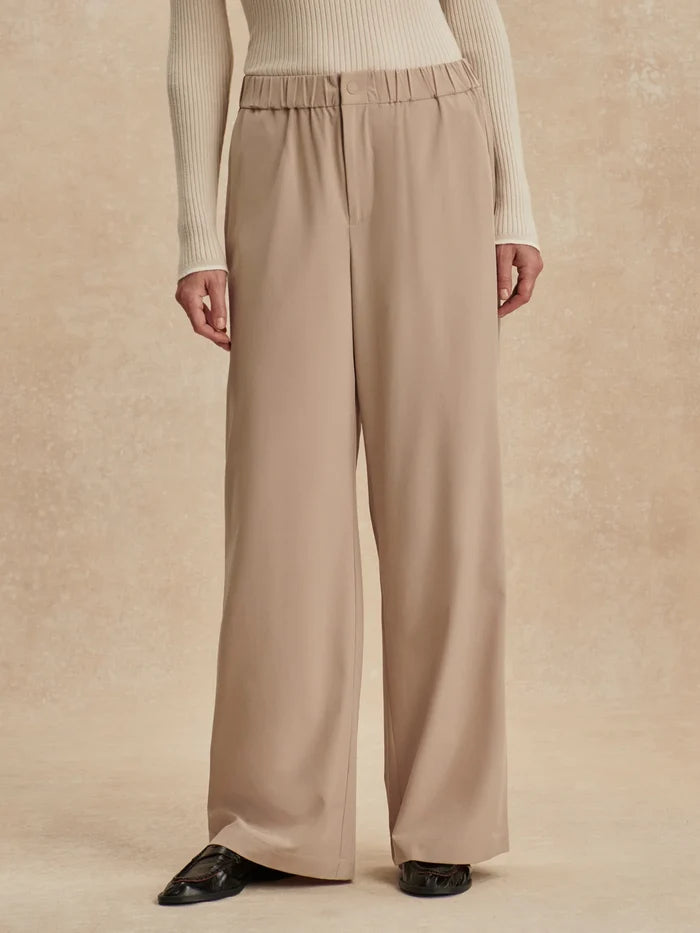 Kayson Simply Taupe Wide Leg Bottom