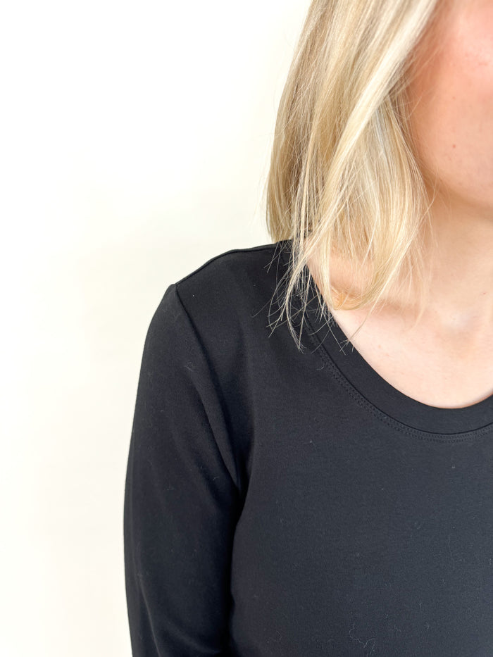 Kennedy 3/4 Sleeve Scoop Neck Top