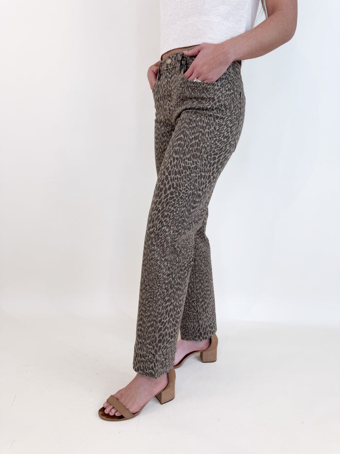 Kennedy Straight Leg Khaki Denim