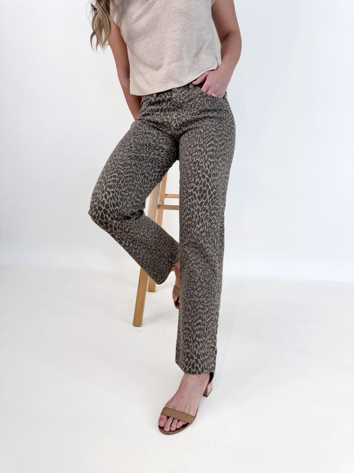 Kennedy Straight Leg Khaki Denim
