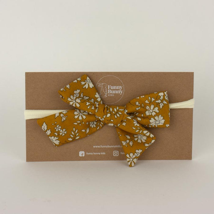 Funny Bunny Kids Kids Liberty Bow Headband - Evie | Koop.co.nz
