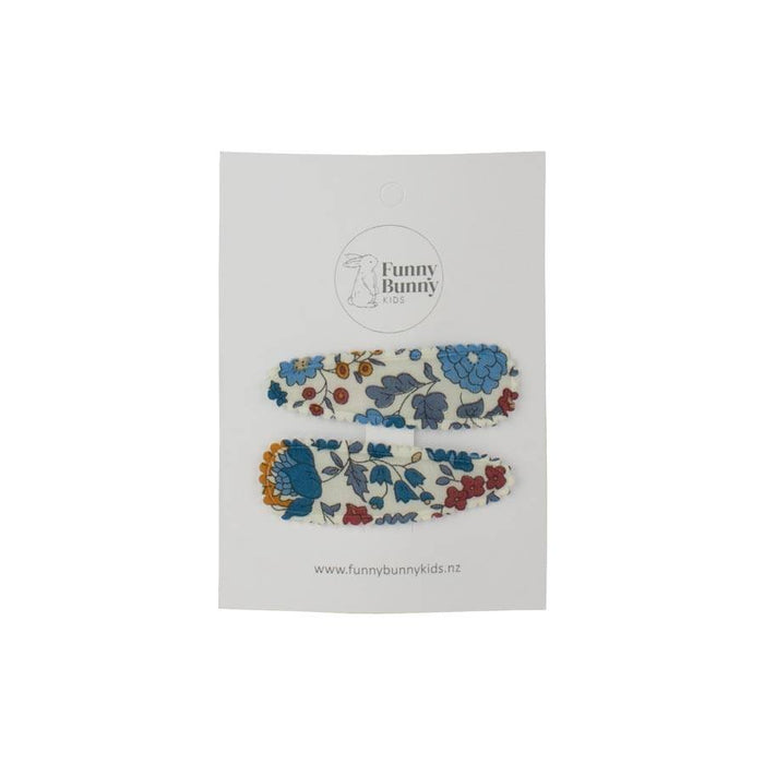 Funny Bunny Kids Kids Liberty Hair Clips - Madison (2pc) | Koop.co.nz