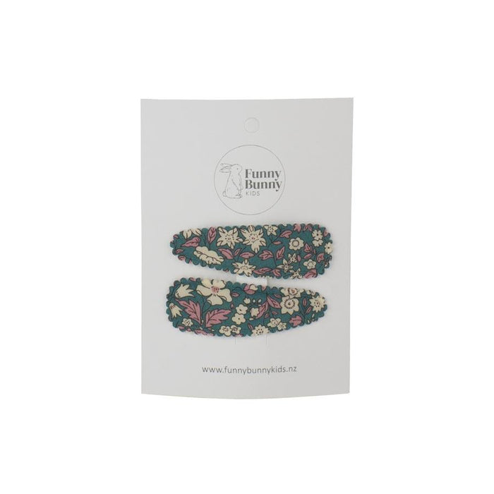 Funny Bunny Kids Kids Liberty Hair Clips - Rubie (2pc) | Koop.co.nz