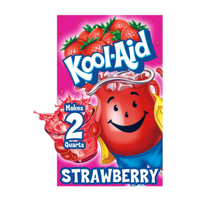 Kool-Aid Strawberry Unsweetened Drink Mix 0.14 oz - 192 Pack
