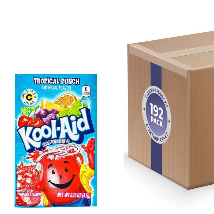 Kool-Aid Tropical Punch Powdered Drink Mix - 192 Pack