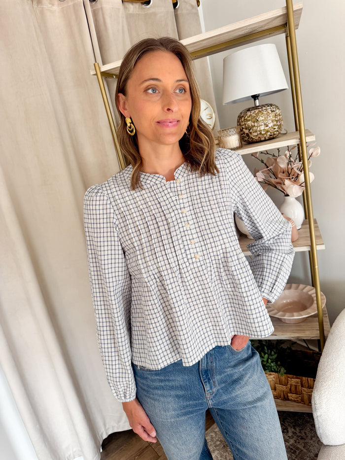 Blu Pepper Krista Pintuck Blouse – women's blouse