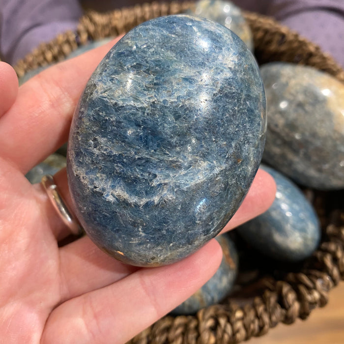 Kyanite Palm Stone