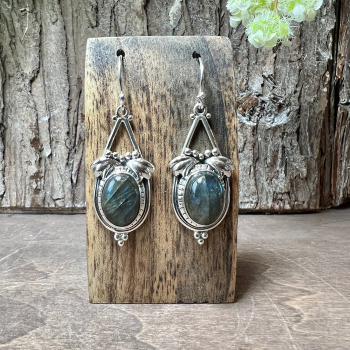 Labradorite Earrings