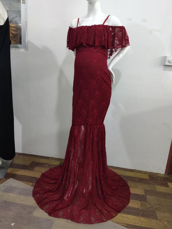 L / Burgundy