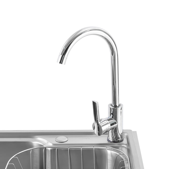 Large Stainless Steel Freestanding Laundry Room Utility Sink