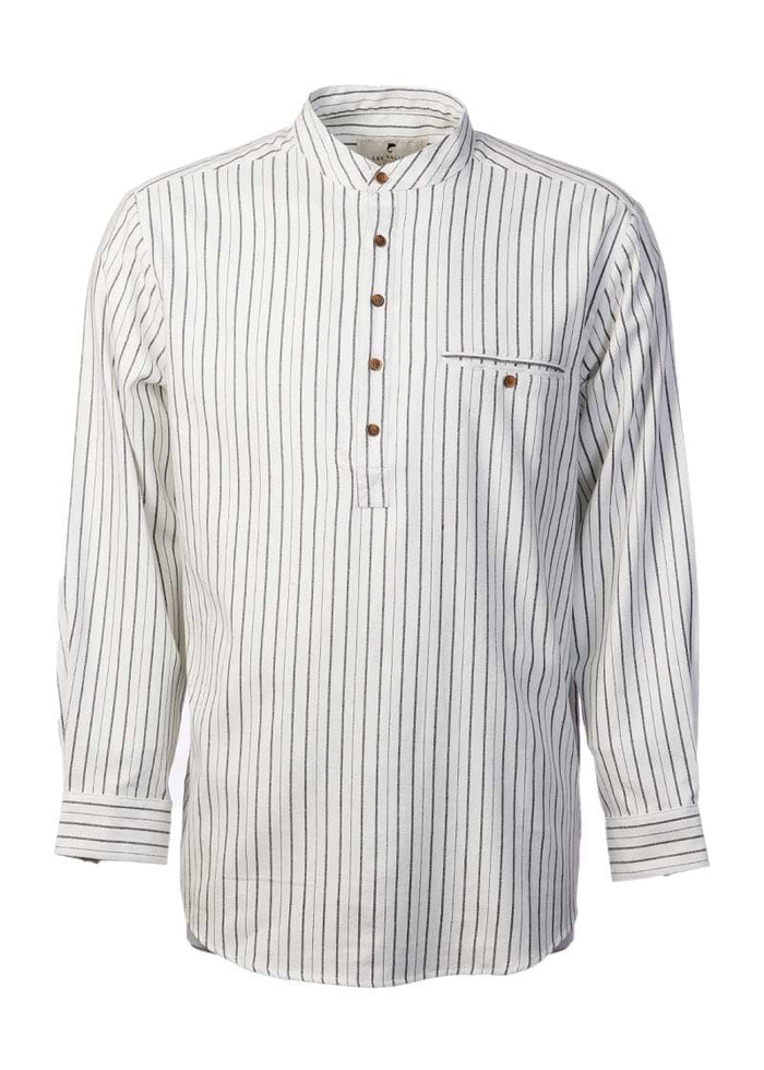 Lee Valley Grandfather Shirt | Black Stripe