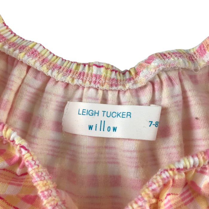 Leigh Tucker 7-8 years pink playsuit