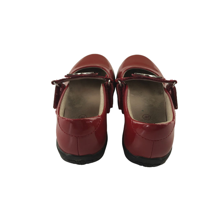 Lelli Kelly size UK 10 (jr) red flat pumps shoes