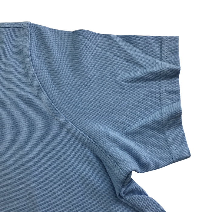 Light blue unisex school polo shirt