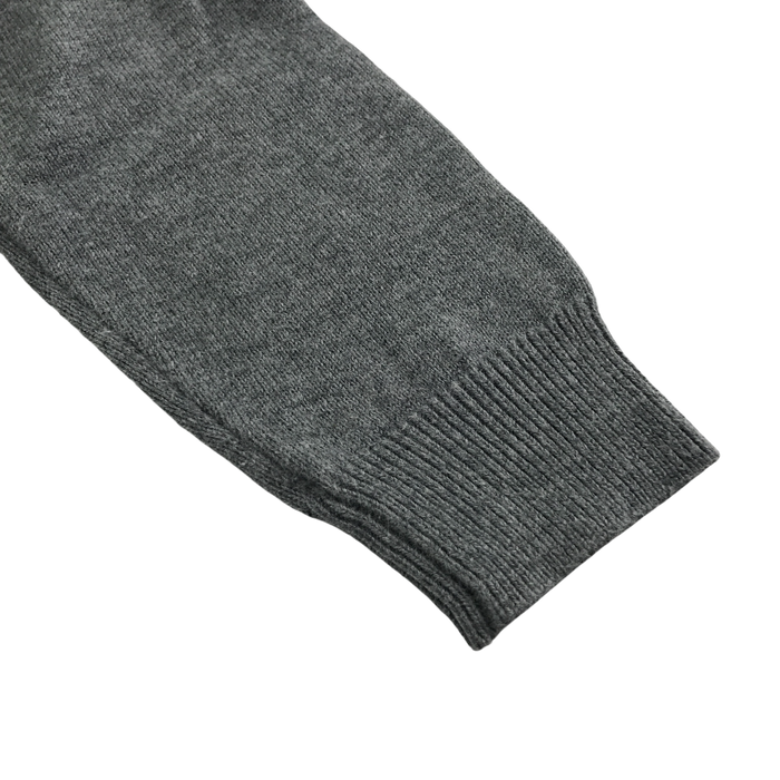 Light grey girls plain school cardigan