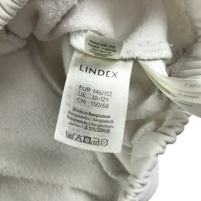 Lindex 11-12 years white crewneck with lace sweater