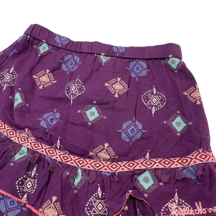 Little Marcel 5-6 years purple pattern skirt