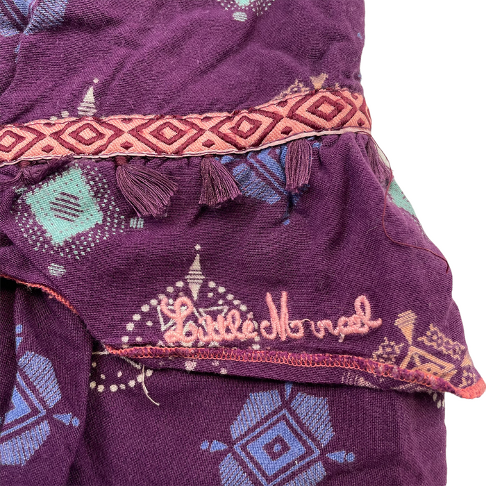 Little Marcel 5-6 years purple pattern skirt