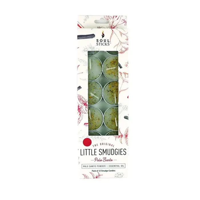 Little Smudgies Sage Tea Lights ~ set of 12