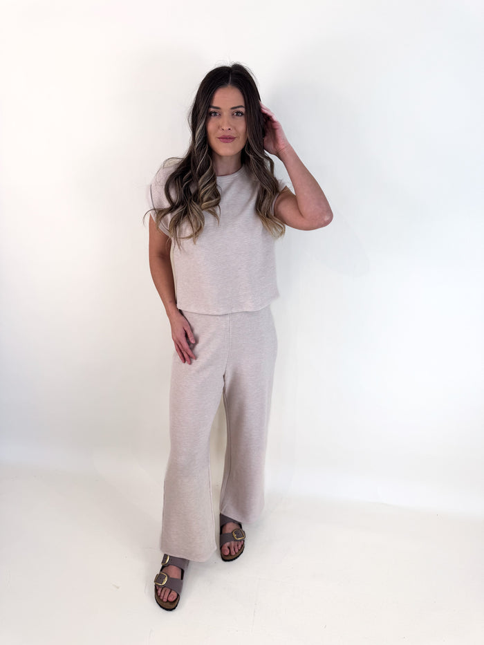 Locket Oatmeal Knit Pants