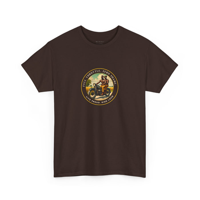Long Ride Motorcycle Pride T-Shirt | Vintage Rider Graphic Tee | LGBTQ Biker Shirt