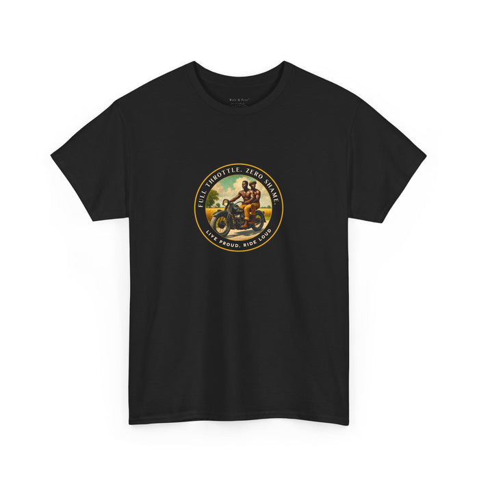 Long Ride Motorcycle Pride T-Shirt | Vintage Rider Graphic Tee | LGBTQ Biker Shirt
