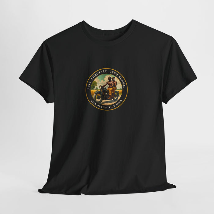 Long Ride Motorcycle Pride T-Shirt | Vintage Rider Graphic Tee | LGBTQ Biker Shirt