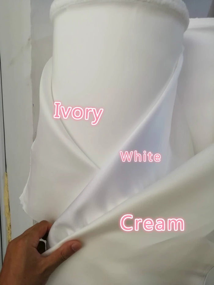 Long Sleeve Wedding Dress Ivory Lace Tulle