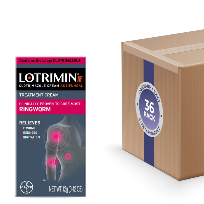 Lotrimin AF Ringworm Antifungal Cream - 0.42 oz - 36 Pack