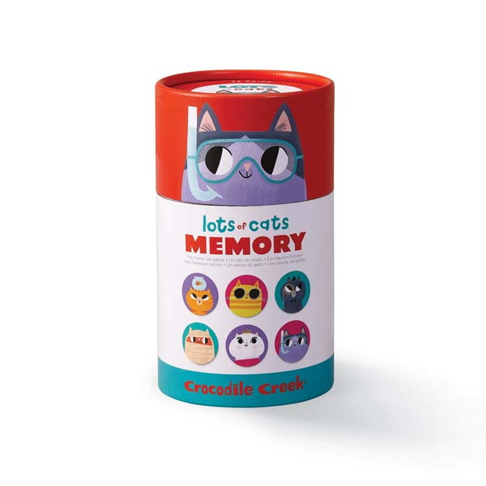 Crocodile Creek Lots Of Cats Memory Game (36pc) | Koop.co.nz