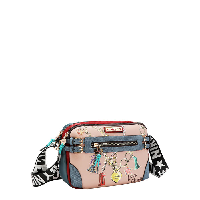 LOVE CHAIN CROSSBODY BAG