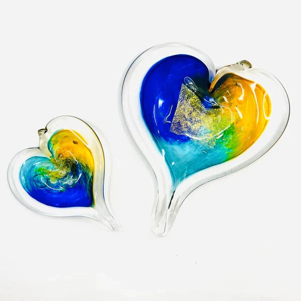 Luke Adams Hand-Blown Glass Heart