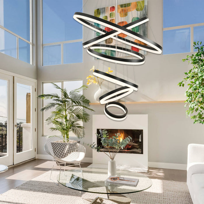 Lustre géométrique Divo LED (problème lié au kit)