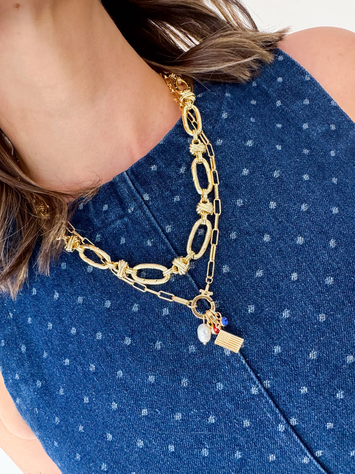 Treasure Jewels Luxe Link Rope Necklace – women's jewelry - necklace