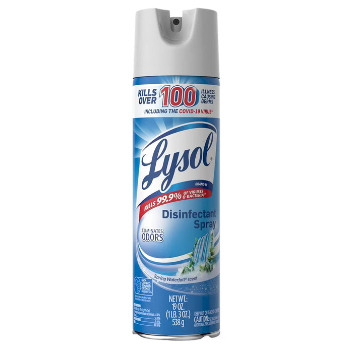 Lysol Spring Waterfall Disinfectant Spray - 19 oz - 6 Pack