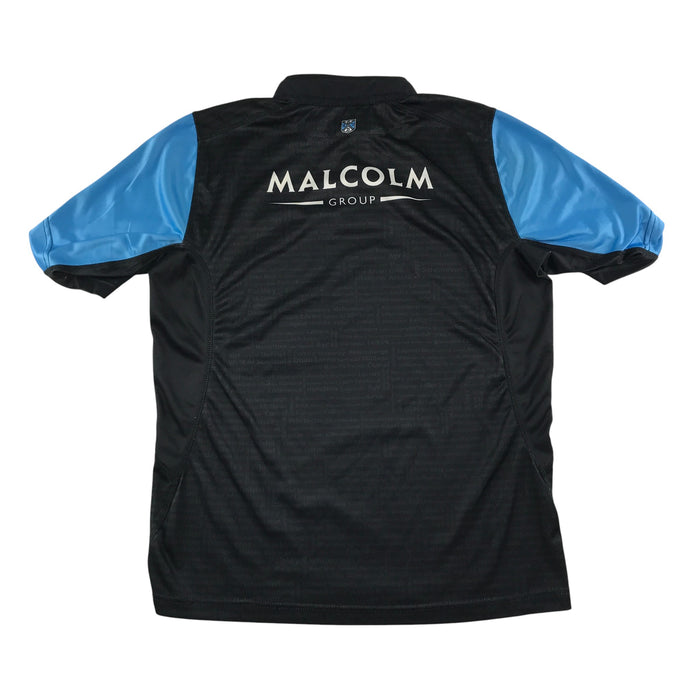 Macron men's M black Glasgow Warriors rugby club sports top