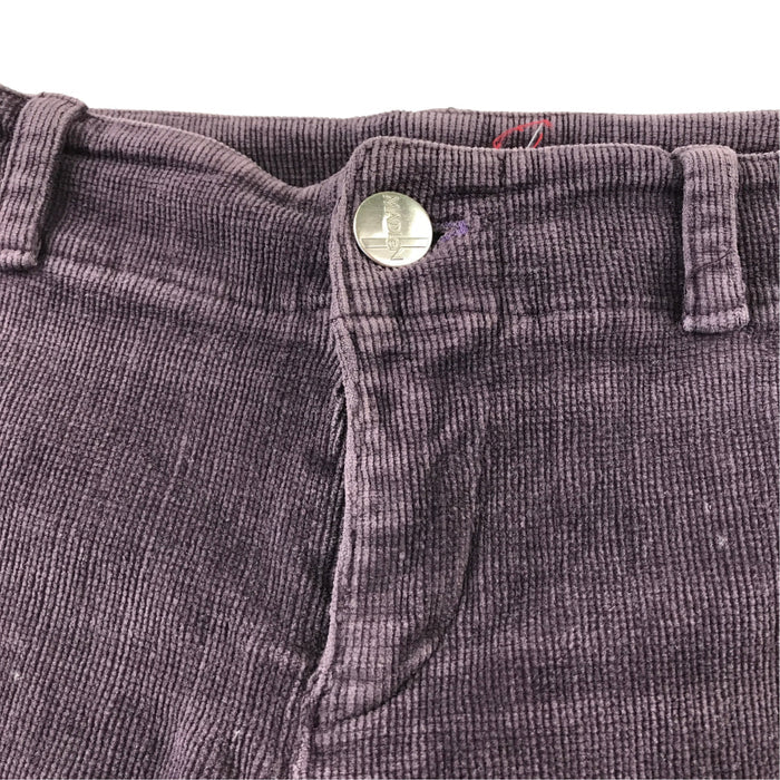 Madlen W26 dark purple corduroy flared trousers cotton