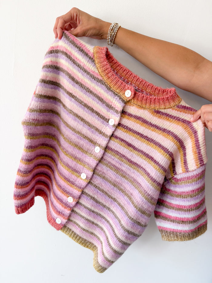 Twentifourth Maggie Multi Color Stripe Cardigan – women's cardigan
