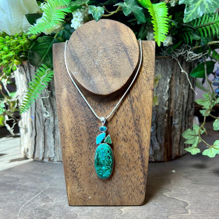 Malachite Multi-Stone Pendant