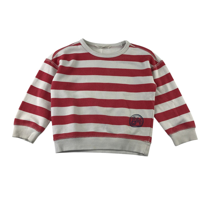 Mango 4-5 years red stripy sweater