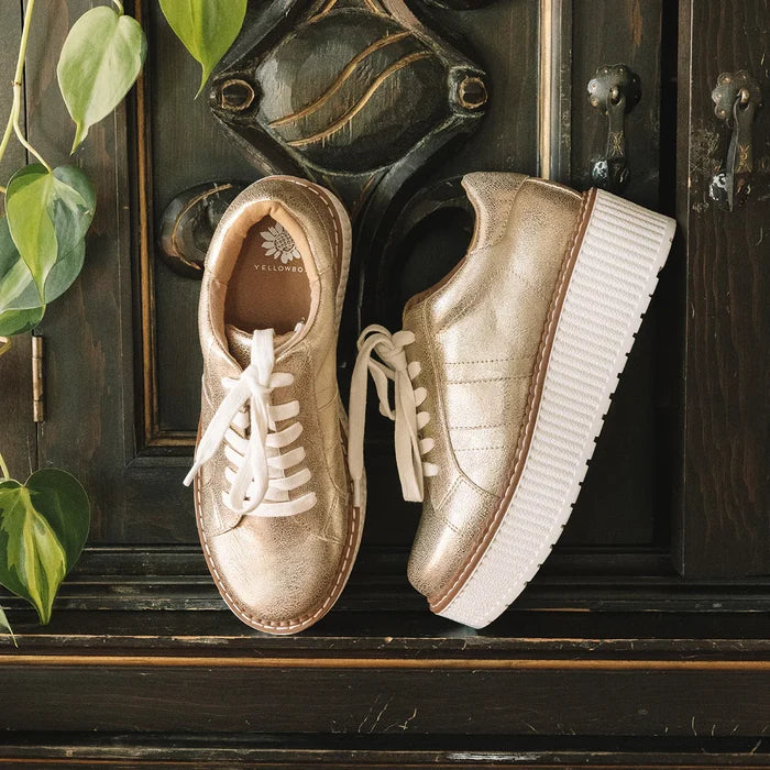 Marcell Champagne Platform Sneaker